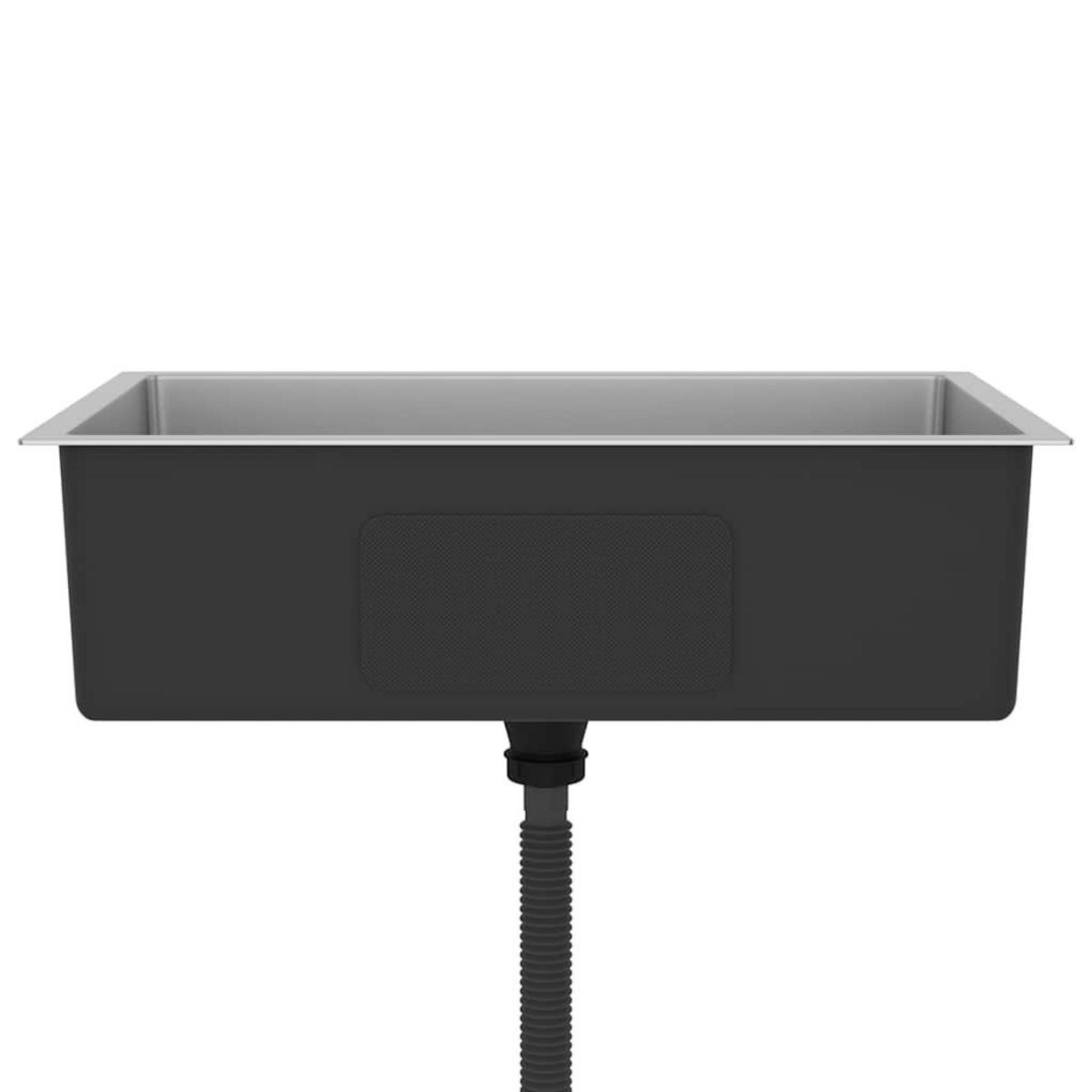 VIDAXL Evier de cuisine fait main Acier inoxydable