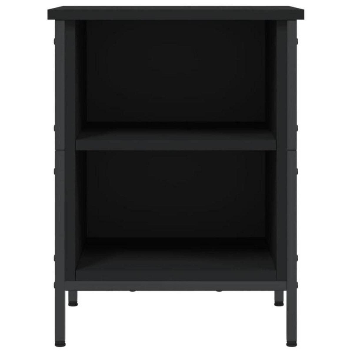 VIDAXL Armoire à chaussures noir 38x35x50 cm bois d ingénierie