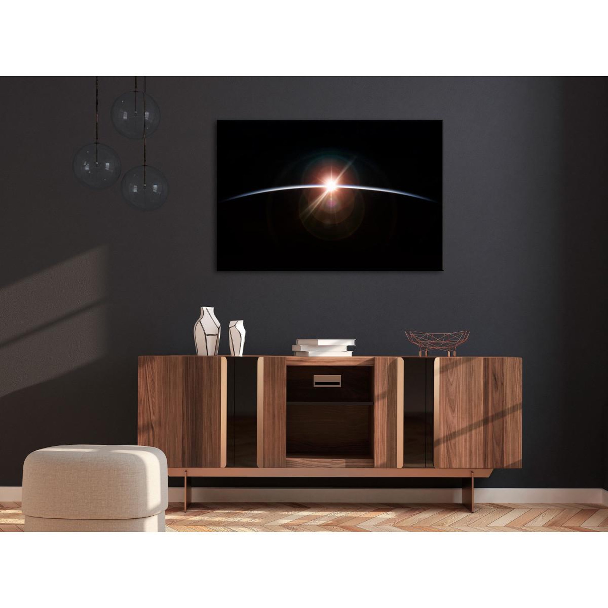 Voir la diapositive 2 : Paris Prix Tableau imprimé  horizon wide