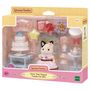 Voir la diapositive 4 : Sylvanian families Sylvanian La fille chat bicolore et son gouter d'anniversaire 