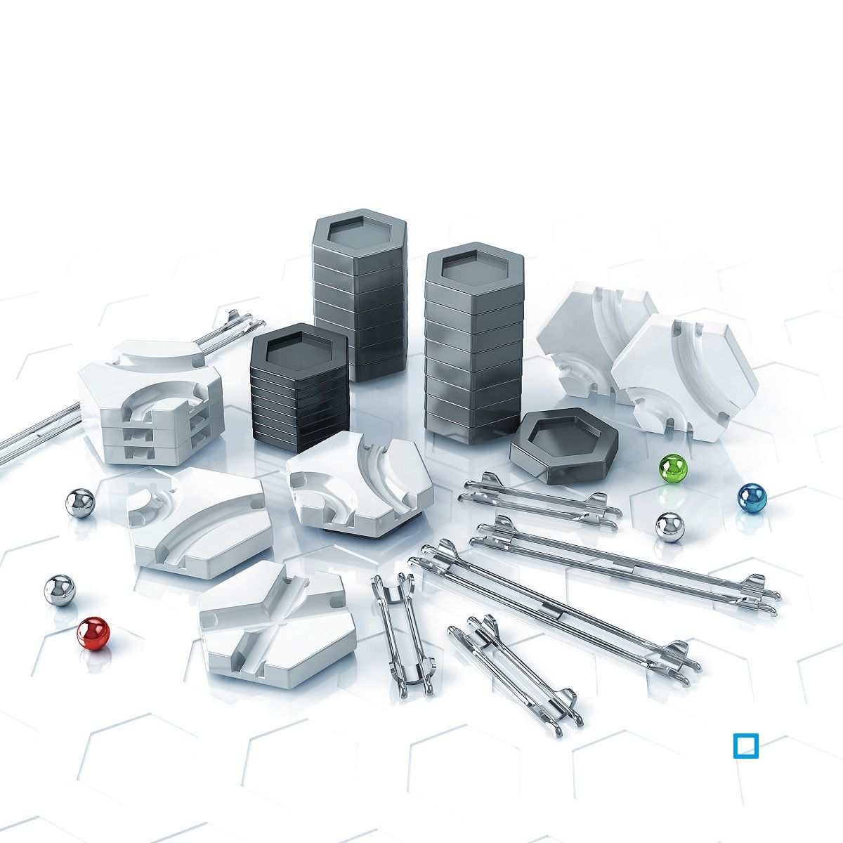 RAVENSBURGER Jeu de construction GraviTrax Set d'extension Trax Rails