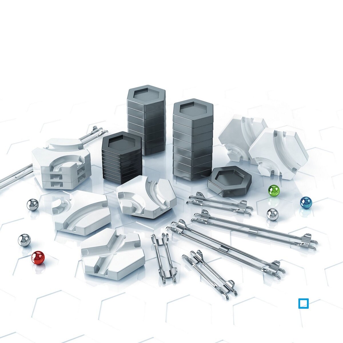 RAVENSBURGER Jeu de construction GraviTrax Set d'extension Trax Rails