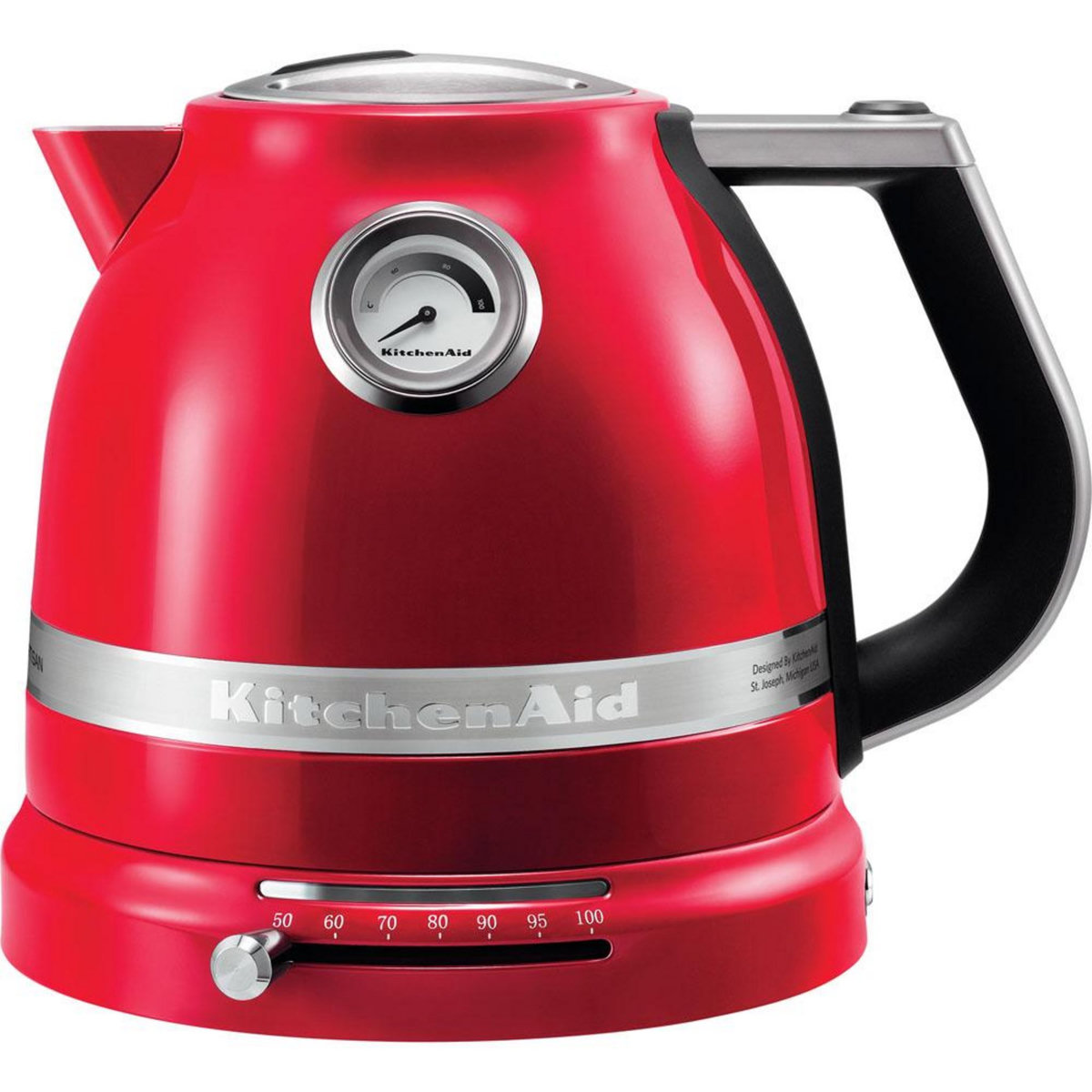 KitchenAid Bouilloire sans fil 1.5l 2400w rouge empire - 5kek1522 eer