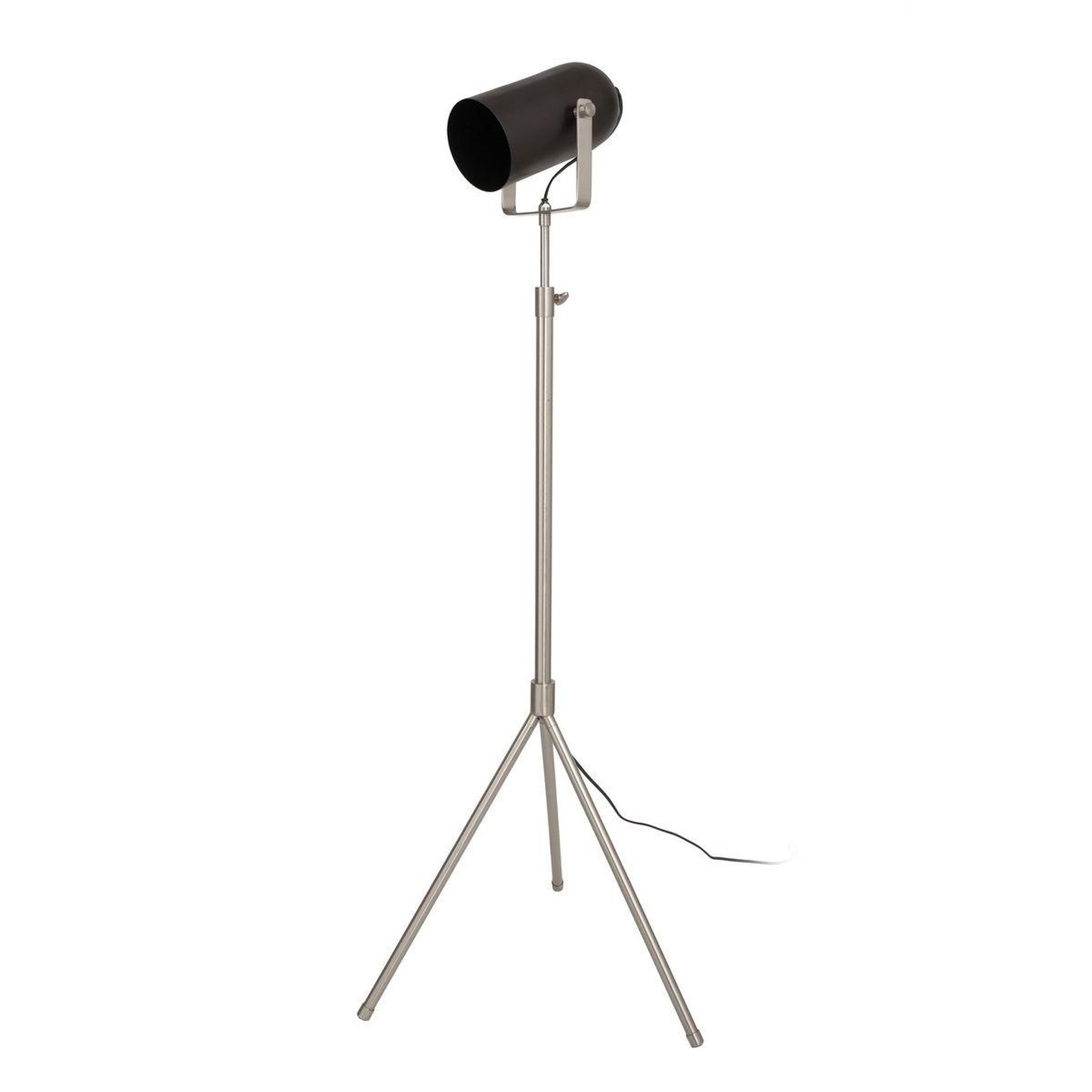 Paris Prix Lampadaire industriel  celeste  163cm noir & argent