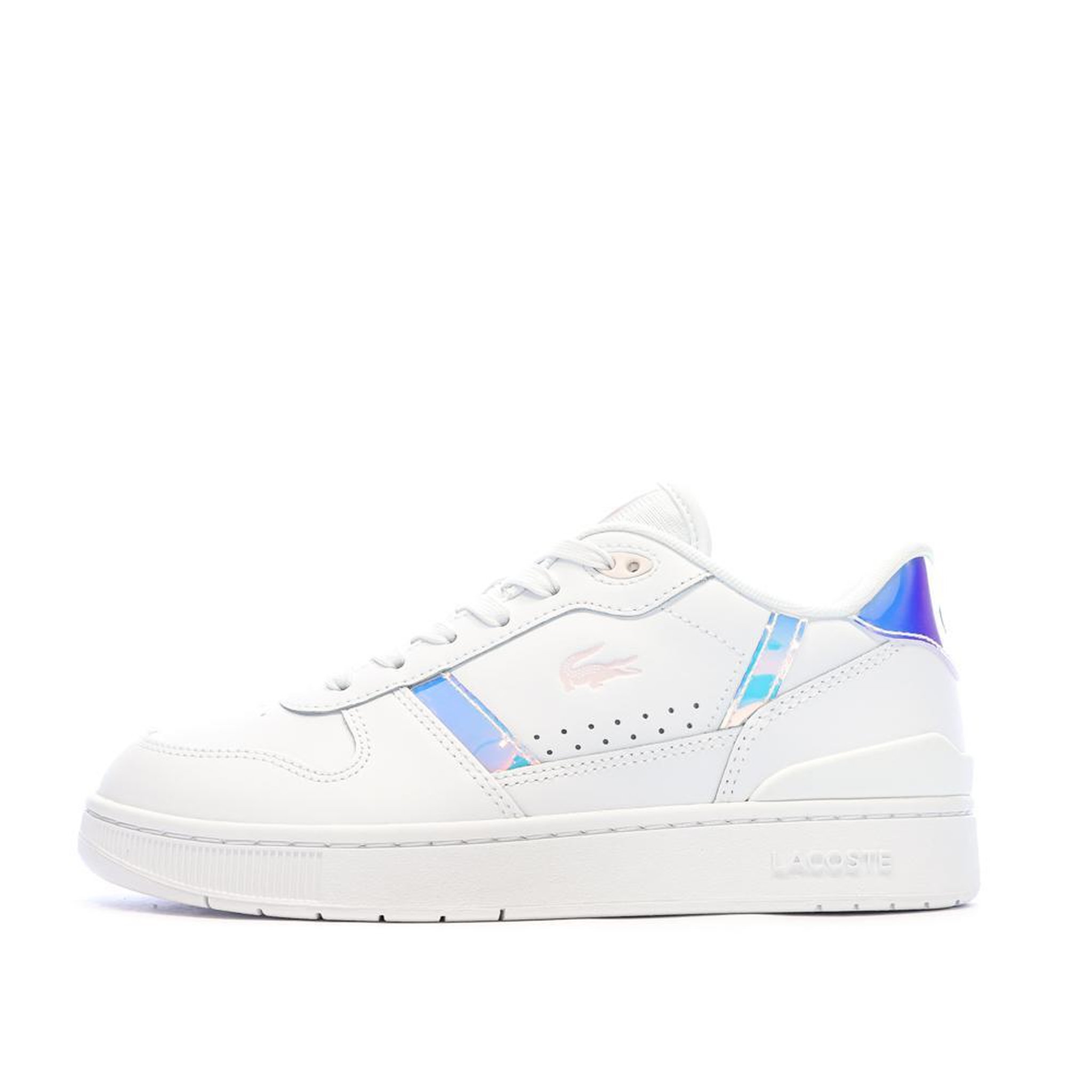 Voir la diapositive 1 : Lacoste Baskets Blanches Femme Lacoste T-clip Set 224