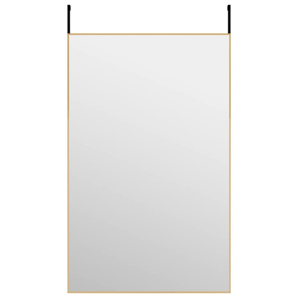VIDAXL Miroir de porte Dore 50x80 cm Verre et aluminium