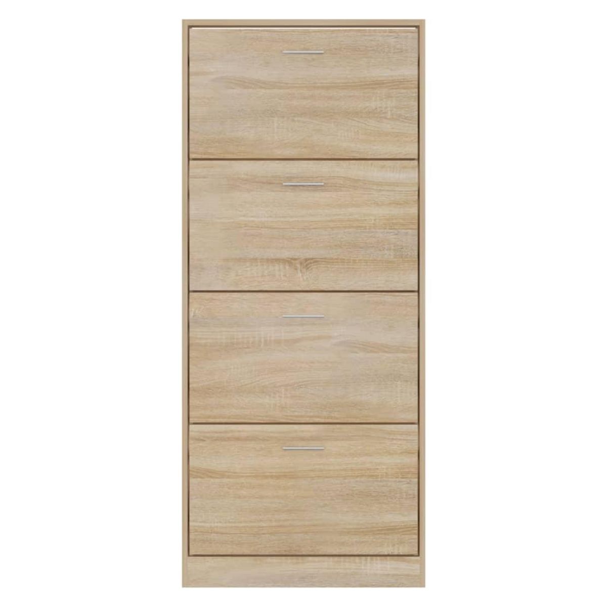 VIDAXL Armoire a chaussures Chene sonoma 63x24x147cm Bois d'ingenierie