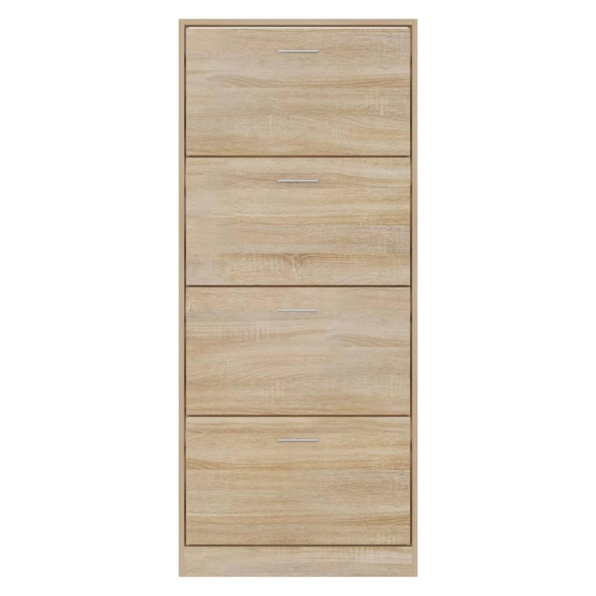 VIDAXL Armoire a chaussures Chene sonoma 63x24x147cm Bois d'ingenierie