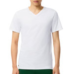Lacoste T-Shirt  Homme Lacoste d'intérieur slim fit. Coloris disponibles : Blanc