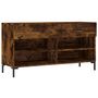 Voir la diapositive 2 : VIDAXL Banc a chaussures chene fume 102x35x55 cm bois d'ingenierie