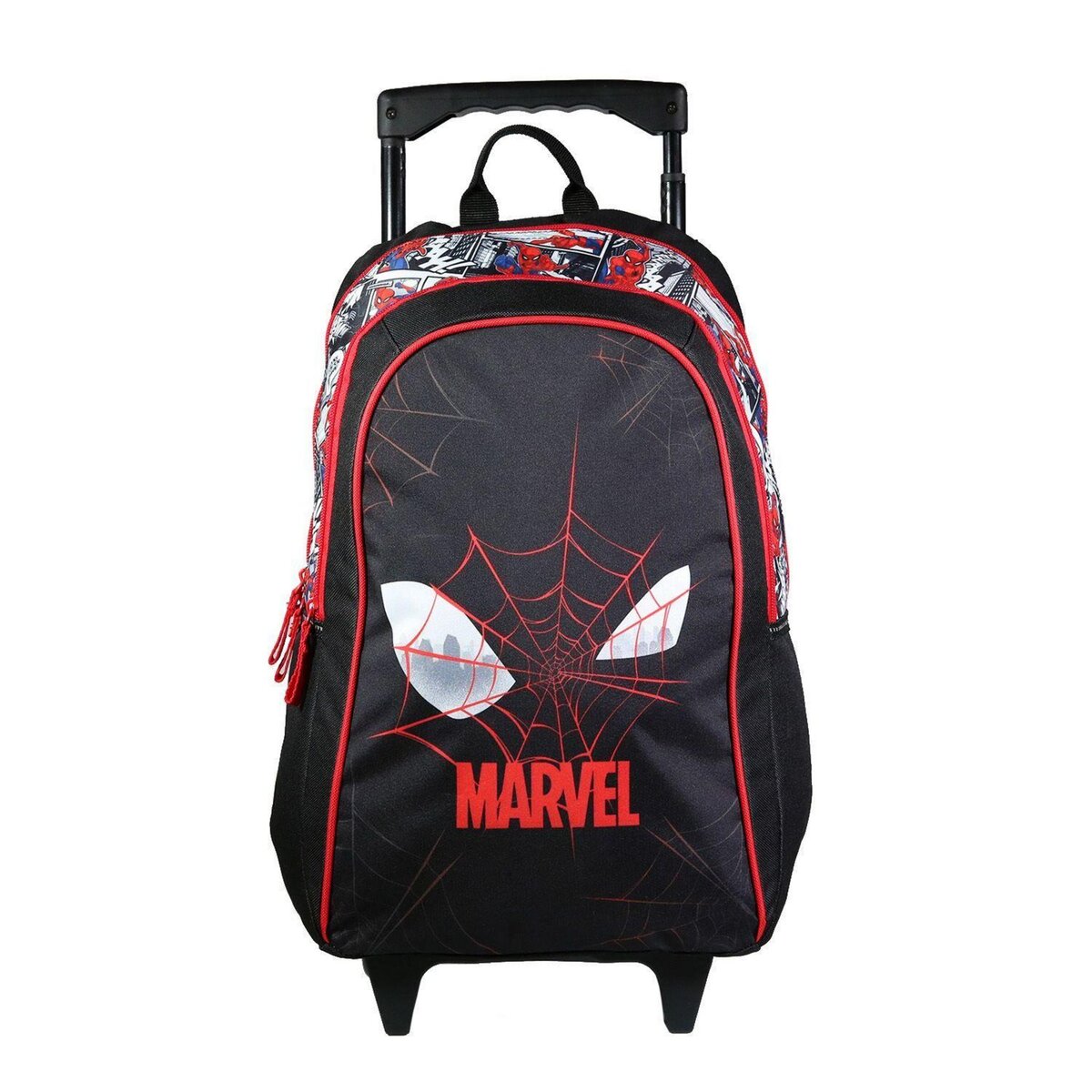 Bagtrotter BAGTROTTER Sac à dos à roulettes Marvel Spiderman Noir