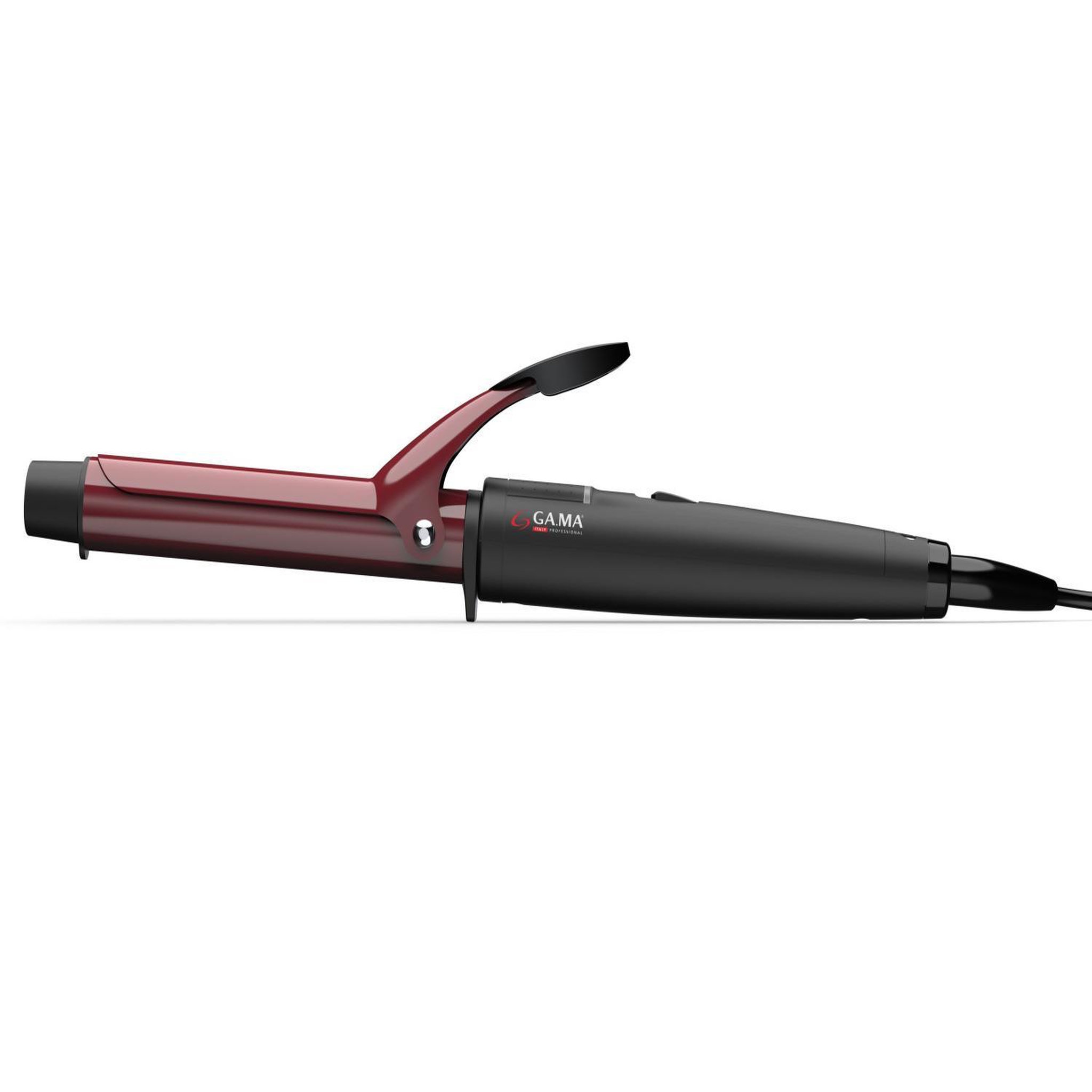 Voir la diapositive 2 : Gama Ga.ma gc0202 brosse soufflante et fer à lisser fer à friser à chaleur noir, rouge 48 w 1,8 m