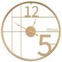 Voir la diapositive 2 : VIDAXL Horloge murale dore Ø50 cm fer