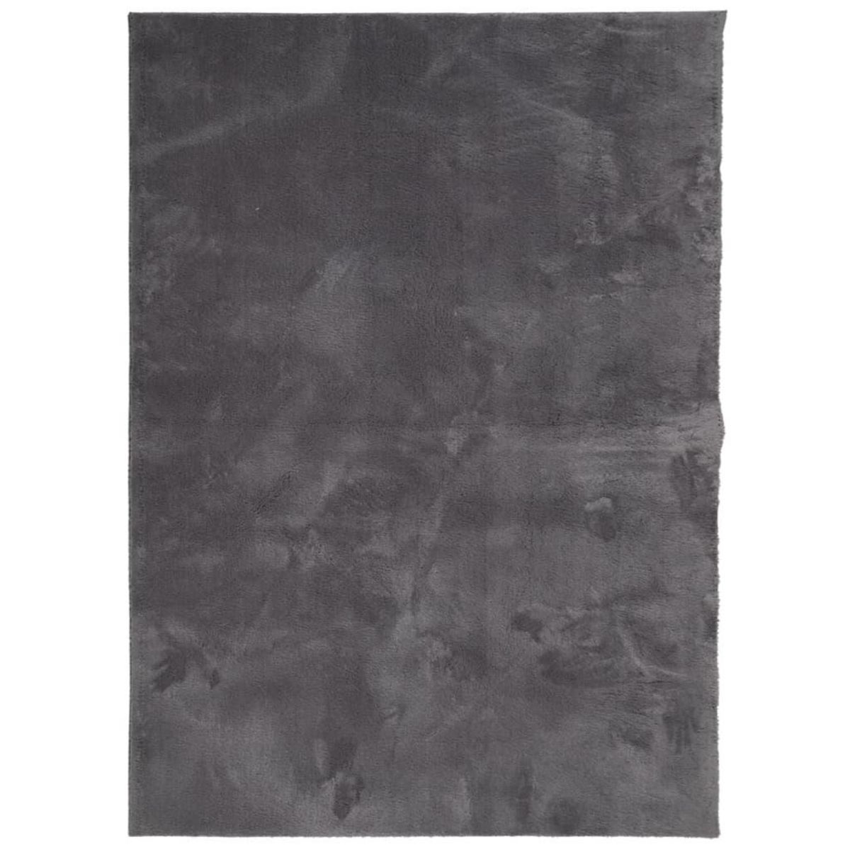 VIDAXL Tapis HUARTE a poils courts doux lavable anthracite 240x340 cm