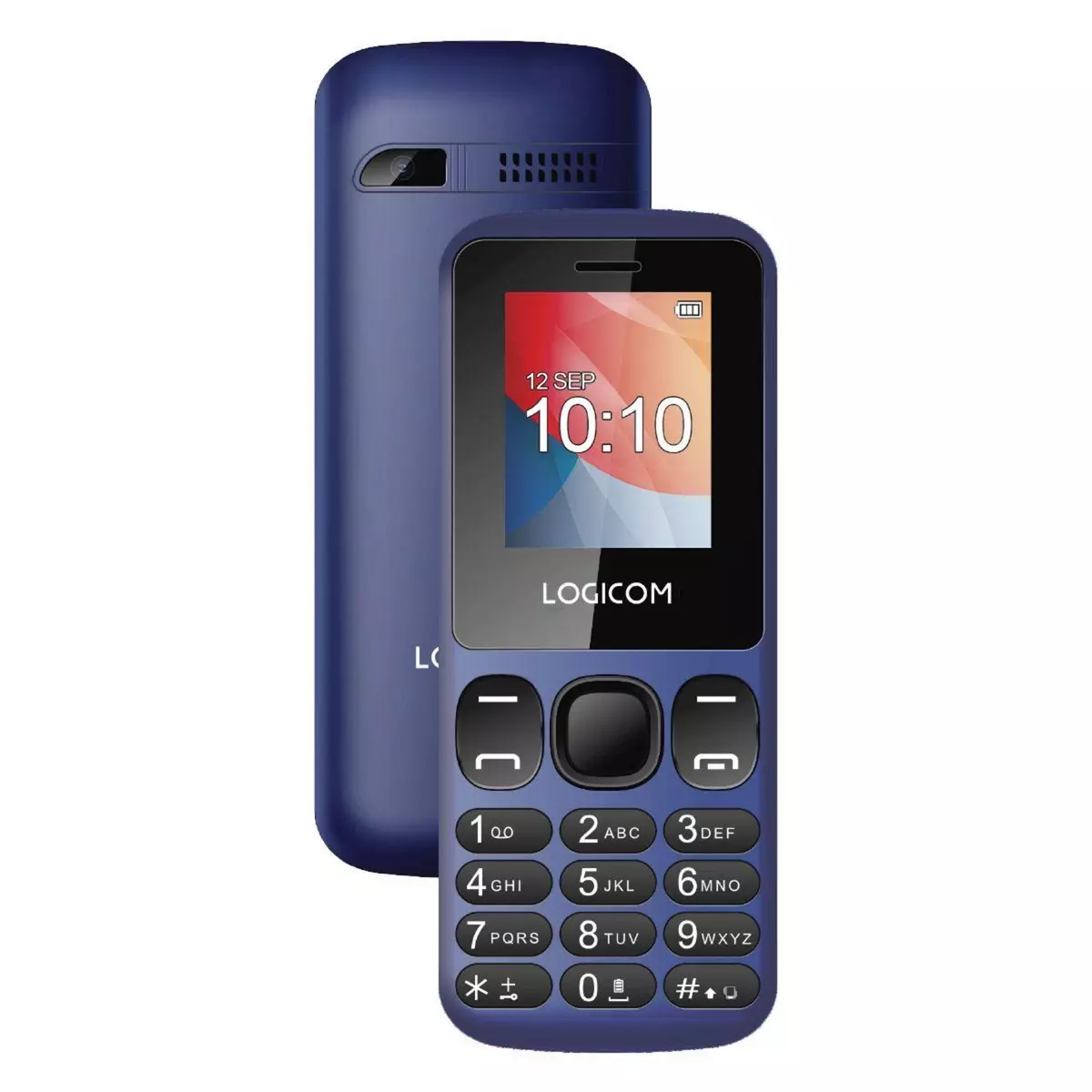 Logicom Téléphone portable Posh 186 Bleu 2G