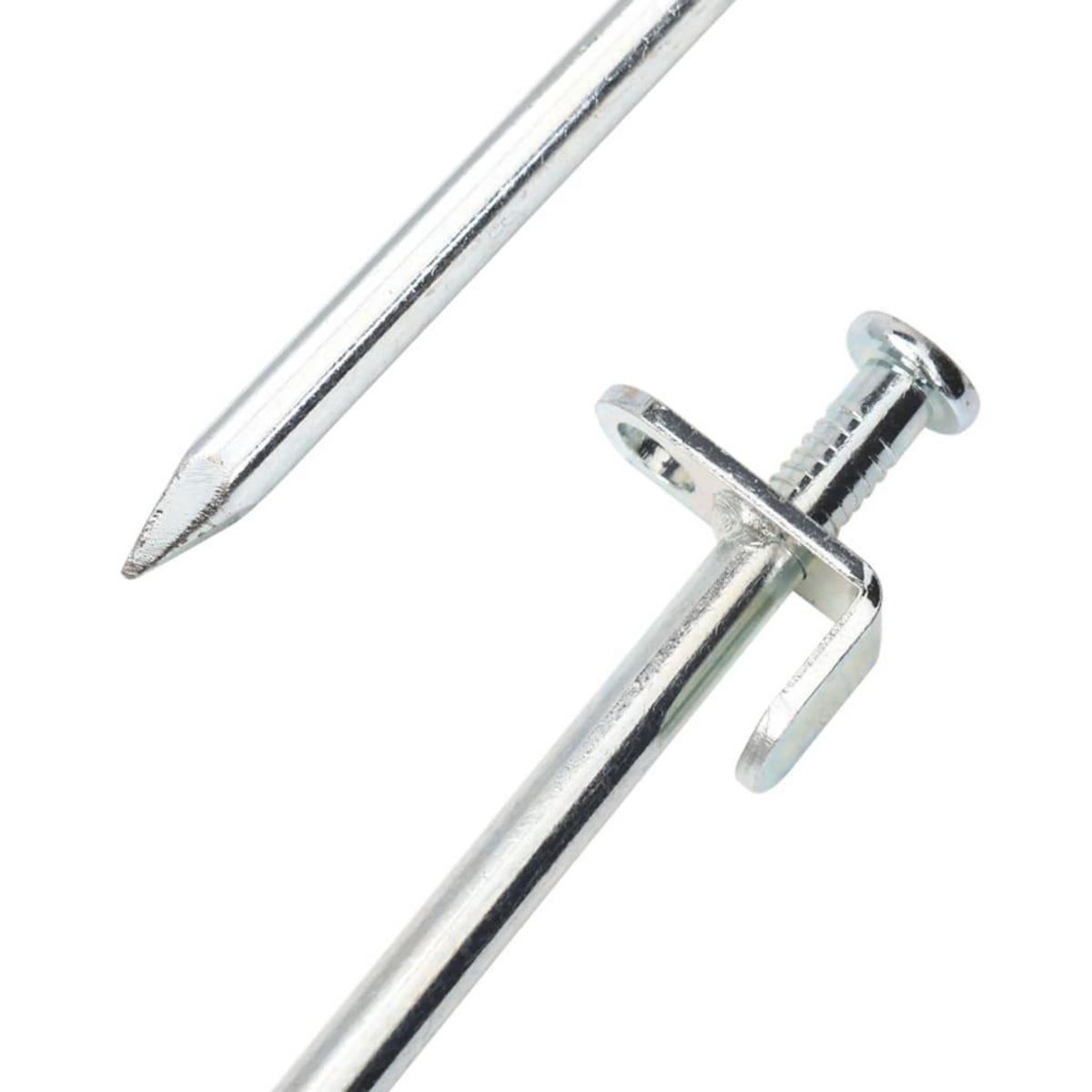 VIDAXL Piquets de tente 24 pcs 30 cm 8 mm acier galvanise