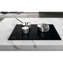 Voir la diapositive 2 : Whirlpool Table de cuisson à induction 65cm 3 feux 7200w noir - wlb3965bfixl
