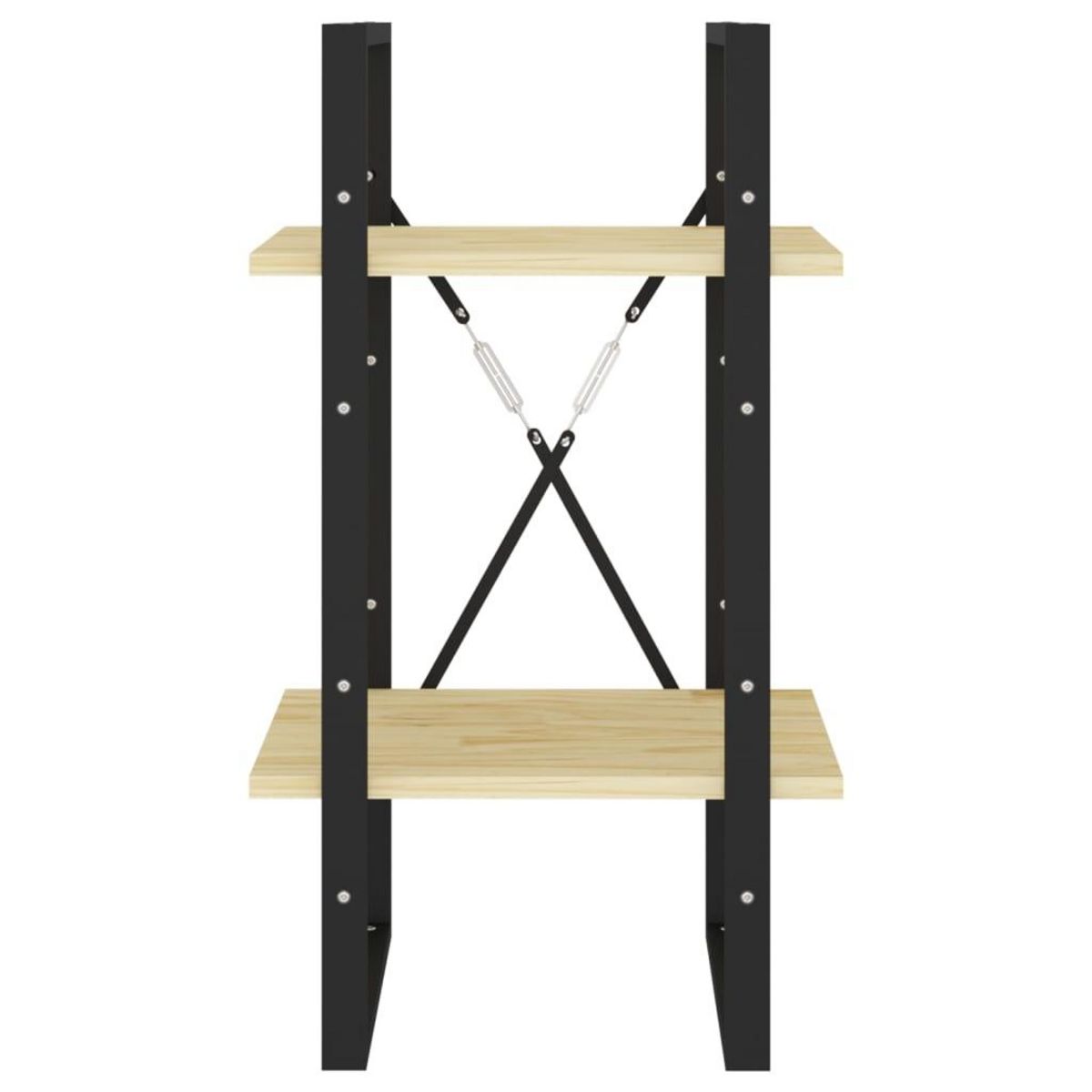 VIDAXL Bibliotheque a 2 niveaux 40x30x70 cm Bois de pin massif