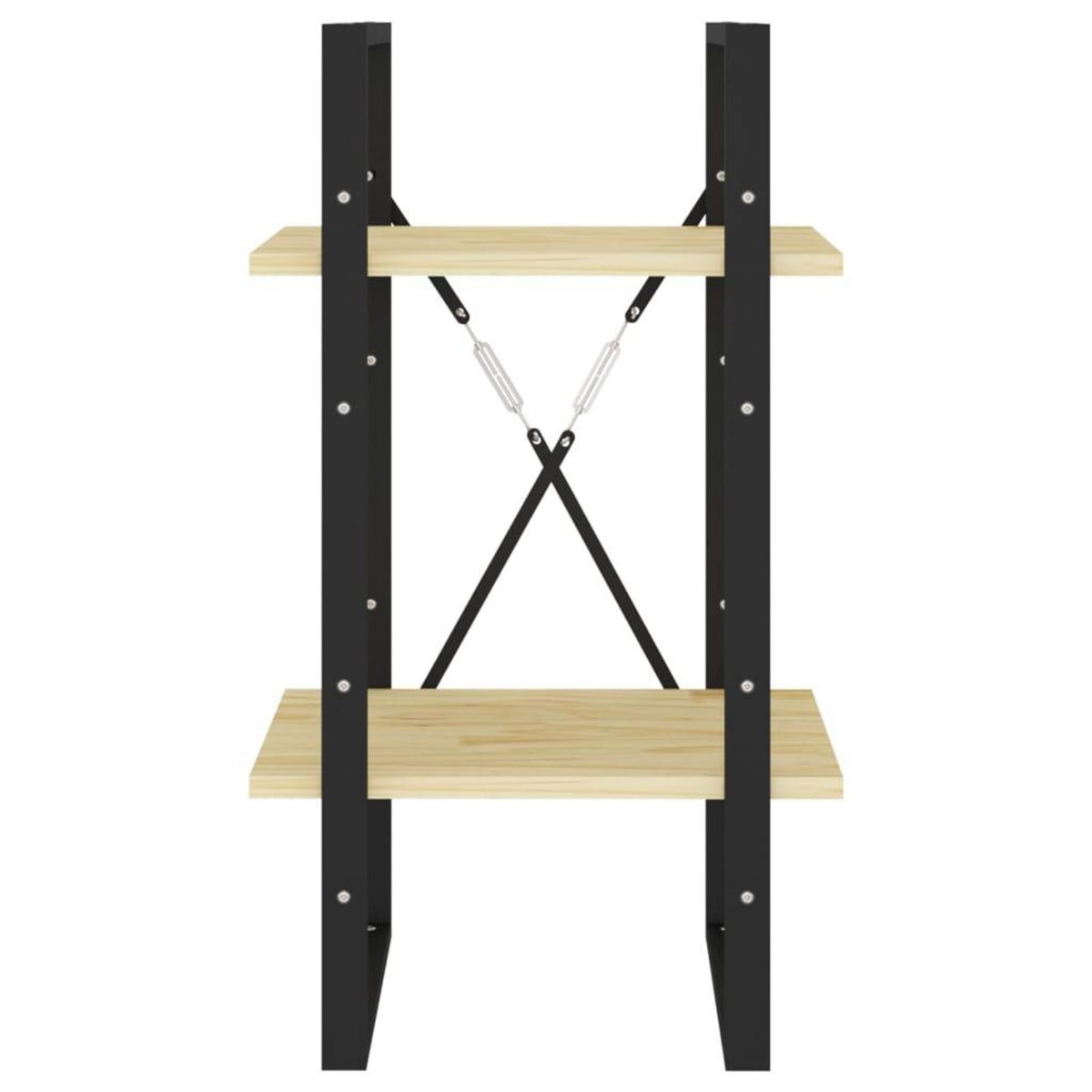 VIDAXL Bibliotheque a 2 niveaux 40x30x70 cm Bois de pin massif