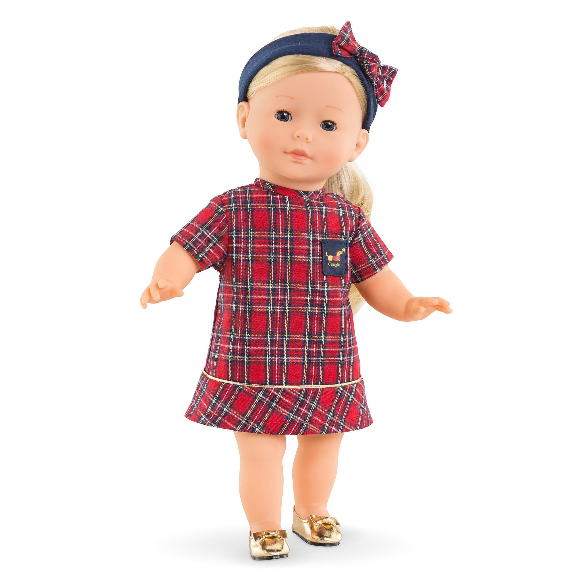 Voir la diapositive 2 : Corolle Robe et Bandeau Corolle en Fêtes pour poupée ma Corolle