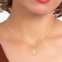 Voir la diapositive 2 : SC BOHEME Collier étoile SC Bohème en acier inoxydable