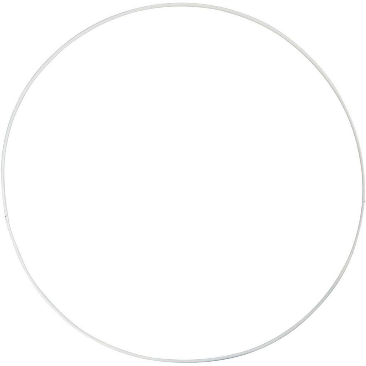 CREATIV COMPANY 5 cercles en métal blanc - Ø 30 cm