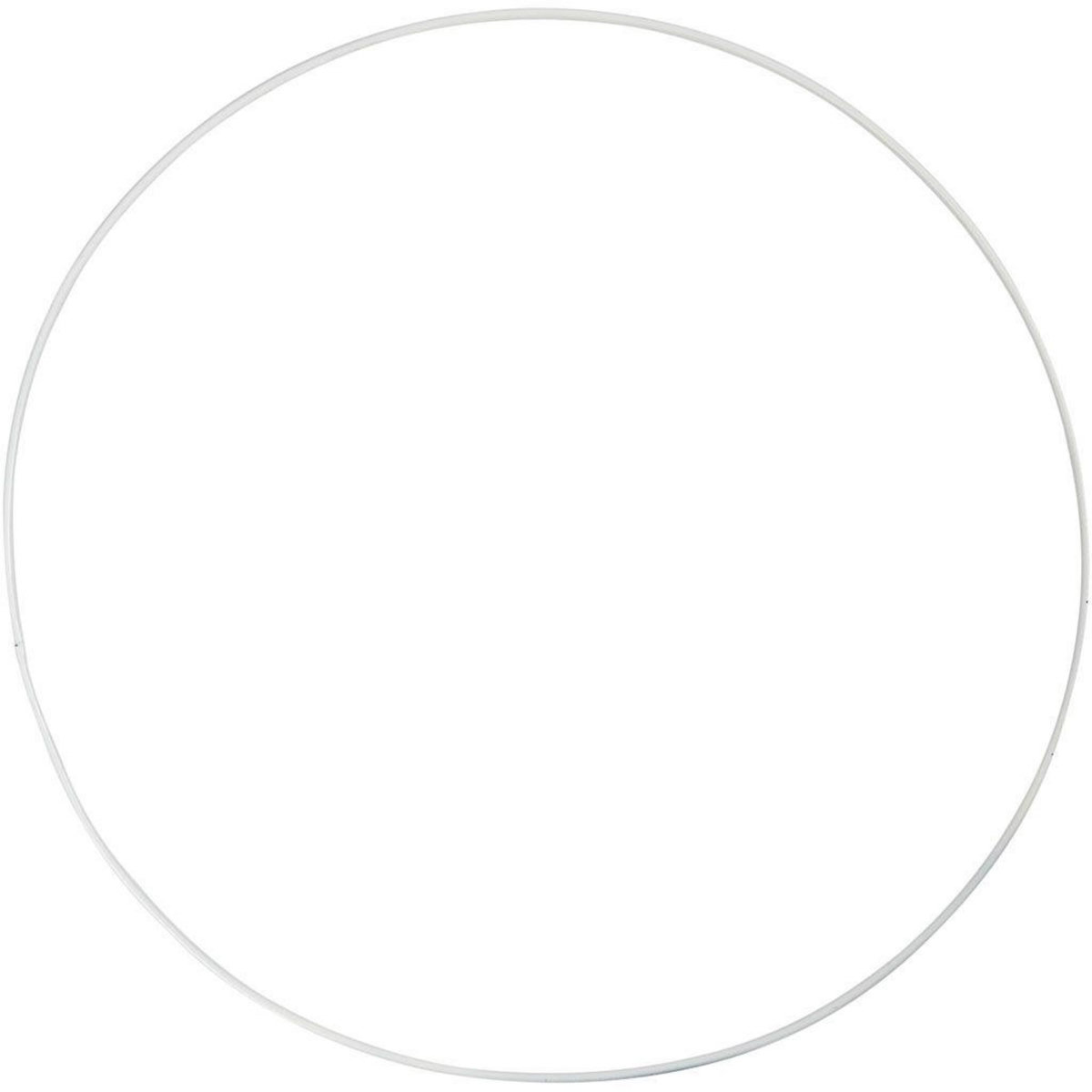 CREATIV COMPANY 5 cercles en métal blanc - Ø 30 cm