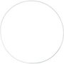 Voir la diapositive 2 : CREATIV COMPANY 5 cercles en métal blanc - Ø 30 cm