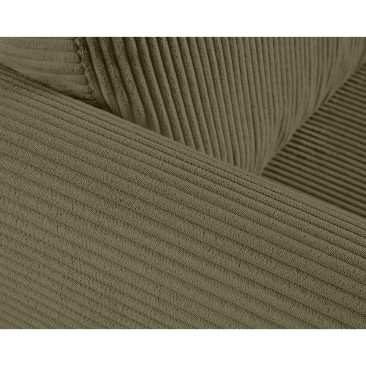 BEST MOBILIER Marilia - fauteuil - convertible déplimousse - en velours côtelé