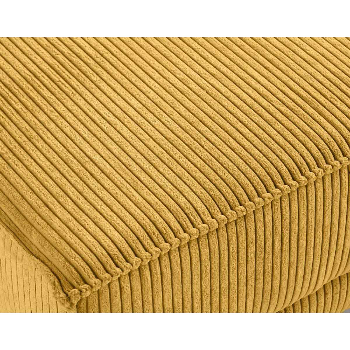 LISA DESIGN Charlie - pouf - pieds hauts - en velours côtelé