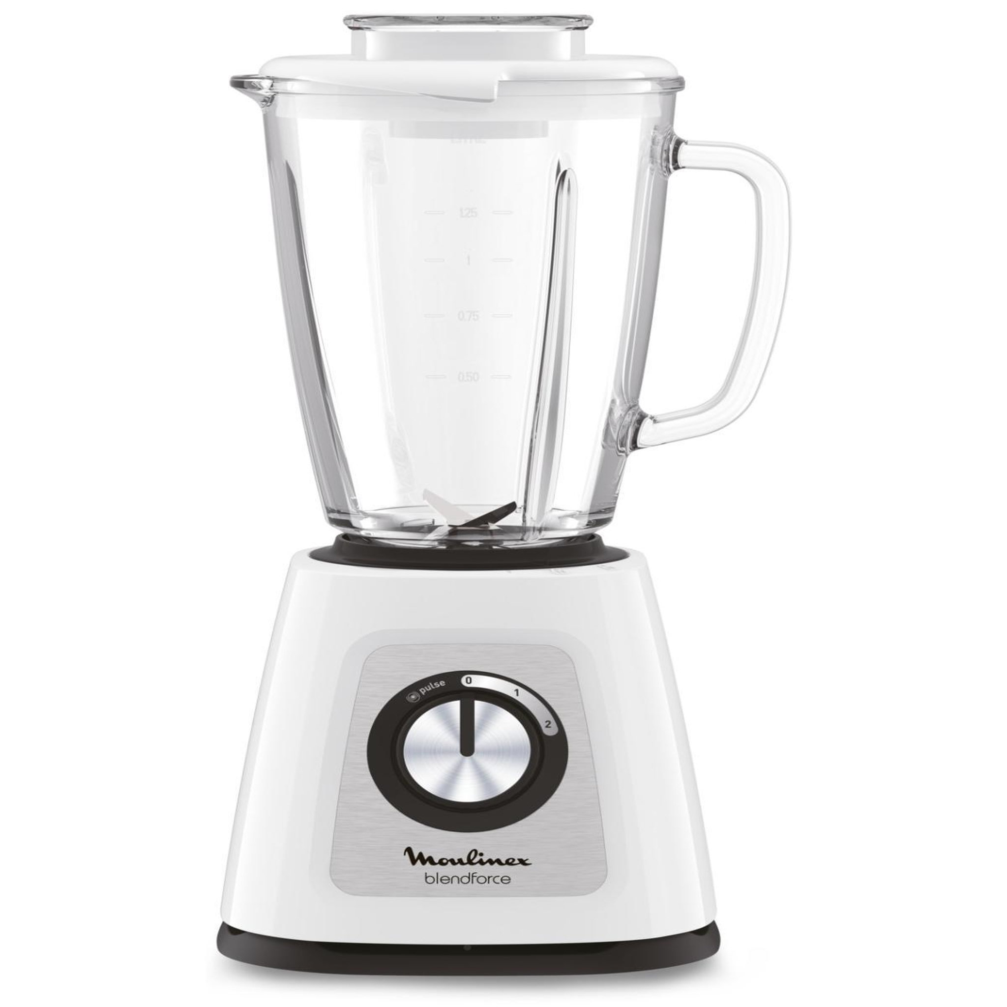 Voir la diapositive 2 : MOULINEX Blender Moulinex BlendForce 800 W blanc