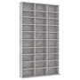 Voir la diapositive 2 : VIDAXL Armoire a CD Gris beton 102x16x177,5 cm Bois d'ingenierie