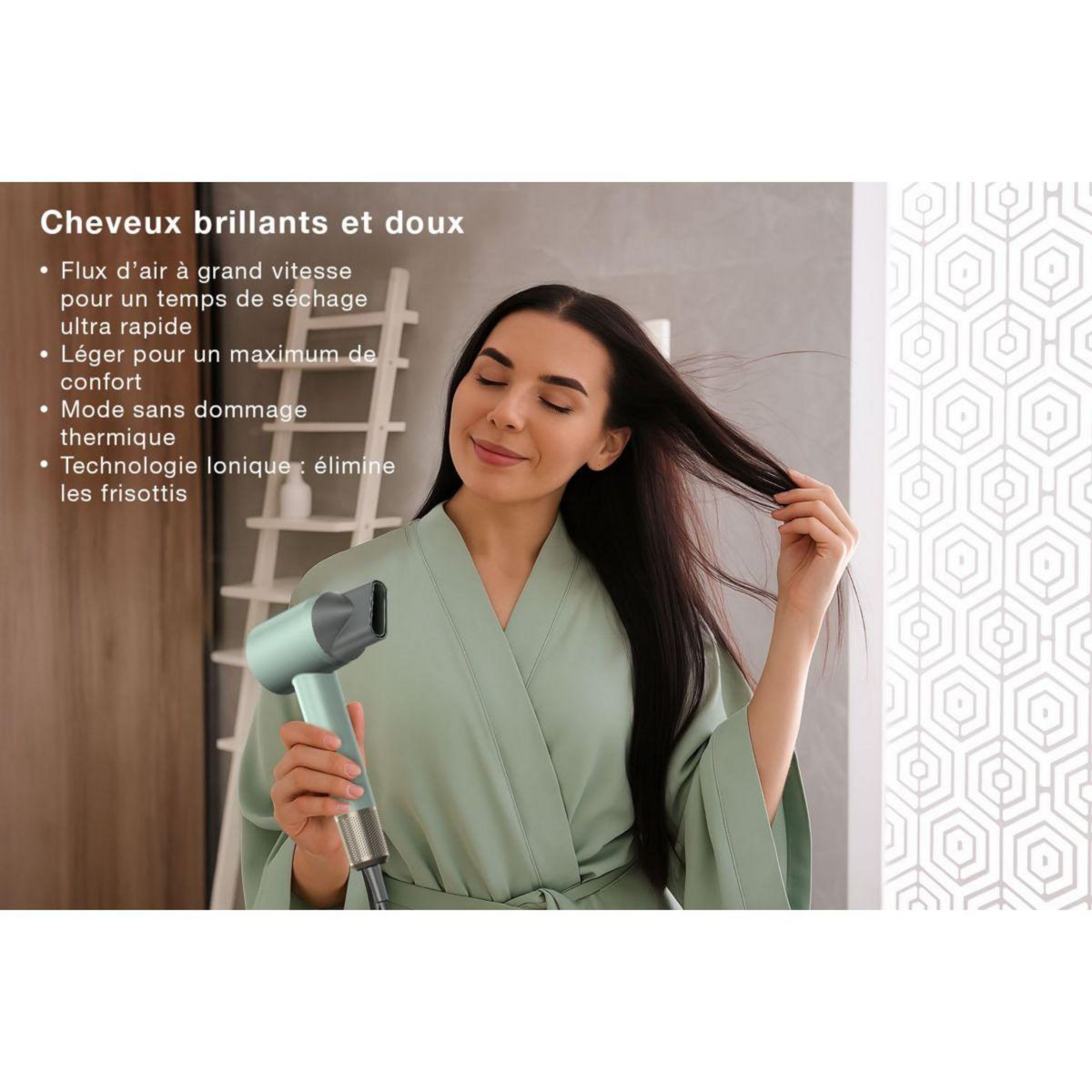 ESSENTIEL B Sèche cheveux EHD Innodry Jade
