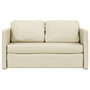 Voir la diapositive 5 : VIDAXL Canape-lit 2 en 1 creme 112x174x55 cm similicuir