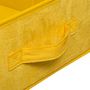 Voir la diapositive 2 :  Boîte de Rangement Velours  Mix N Modul  31x31cm Jaune