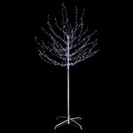 FEERIC LIGHT & CHRISTMAS Grand Arbre fleuri lumineux d'intérieur - 400 LED blanc froid