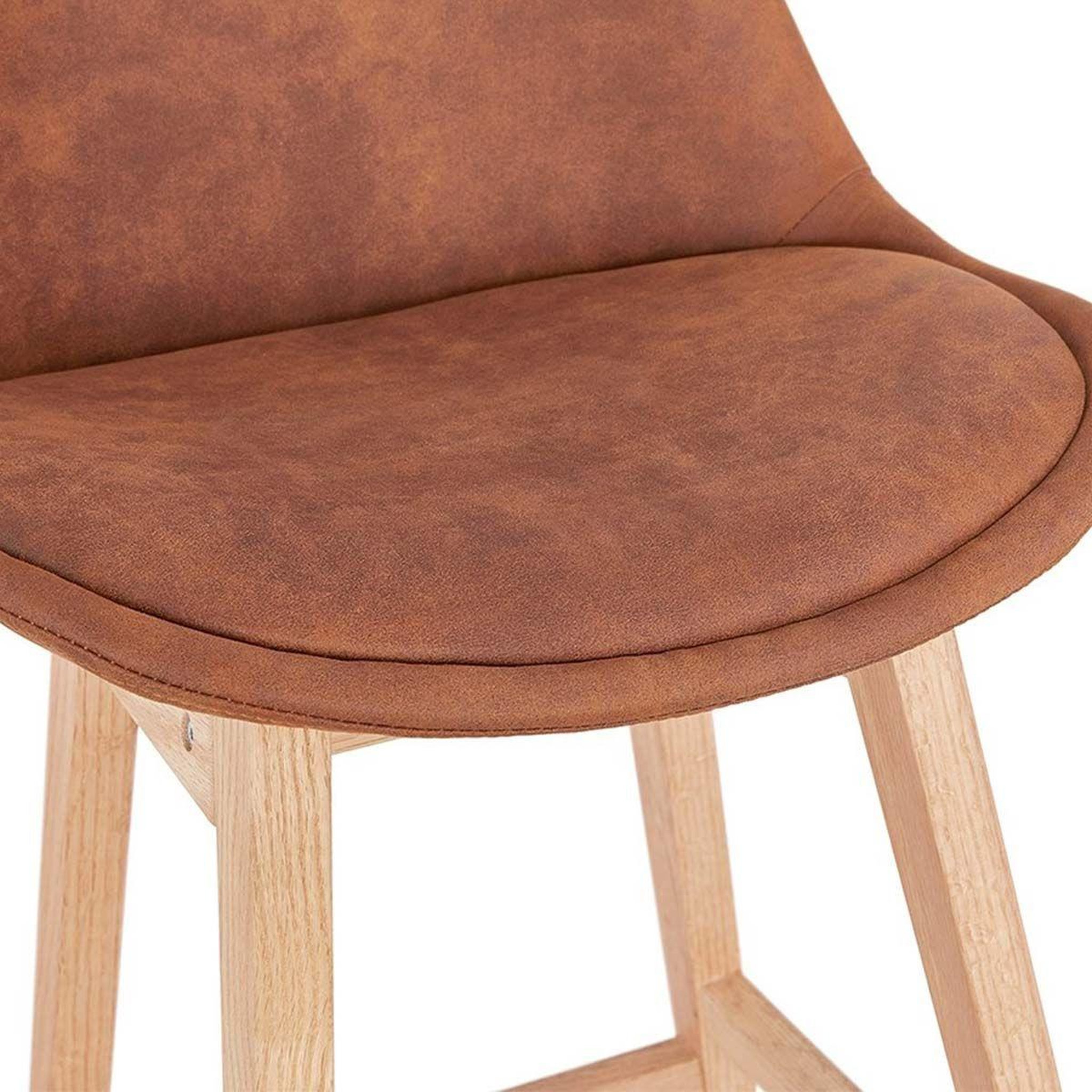 Voir la diapositive 4 : Paris Prix Tabouret de bar  peina  103cm marron & naturel