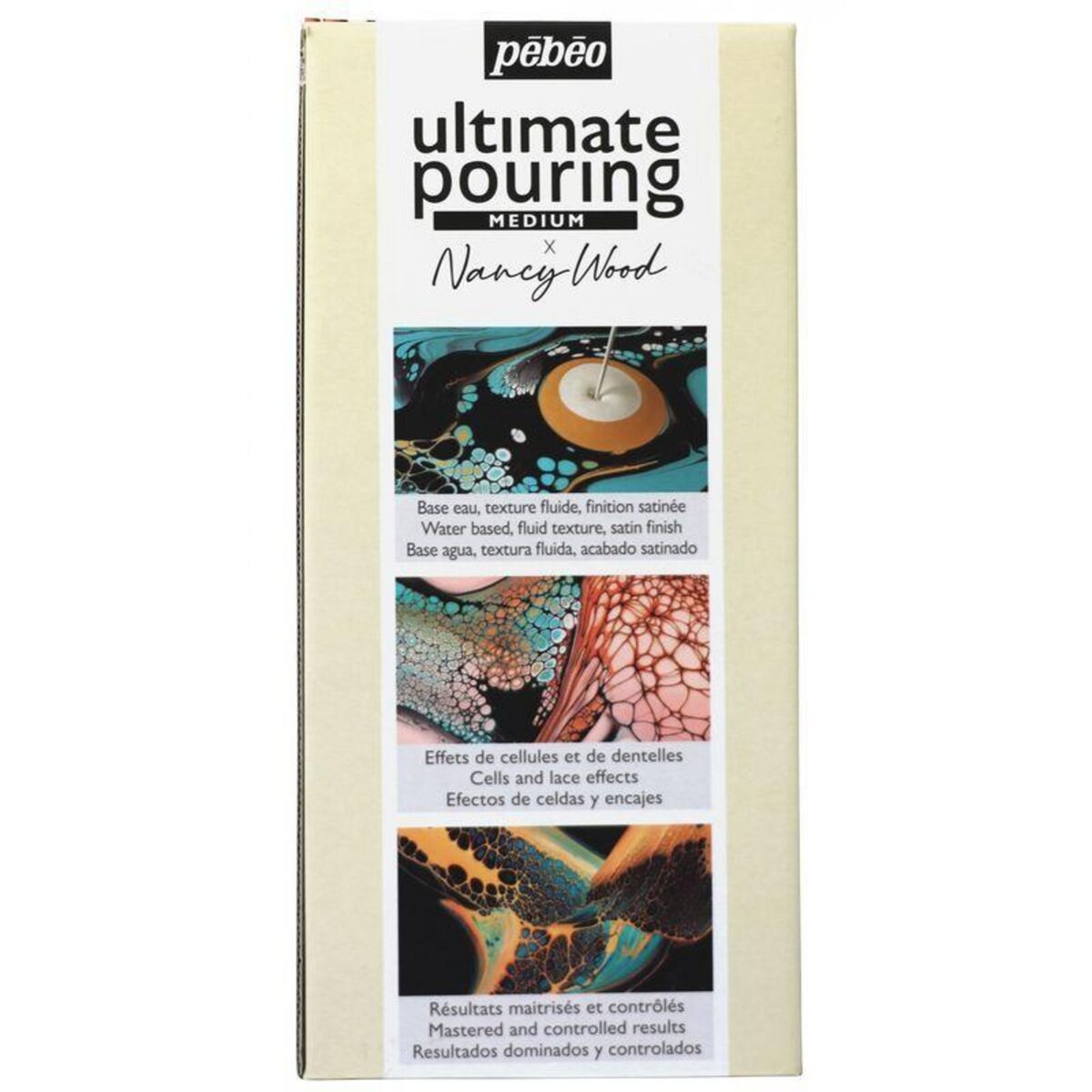 Pebeo Kit d'initiation à la technique de pouring - 1 litre