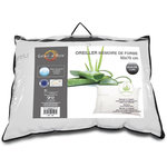 SOLEIL D'OCRE Oreiller mémoire de forme par Soleil d'ocre, avec poche luxe. Coloris disponibles : Blanc