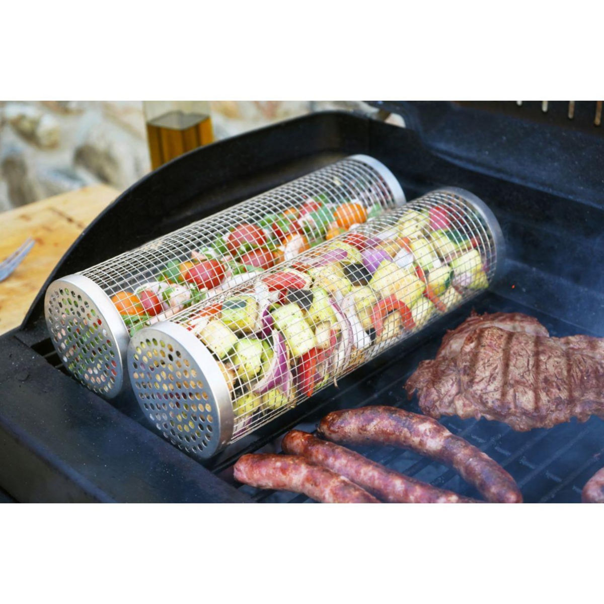 COOKUT Ustensile barbecue Roll grill