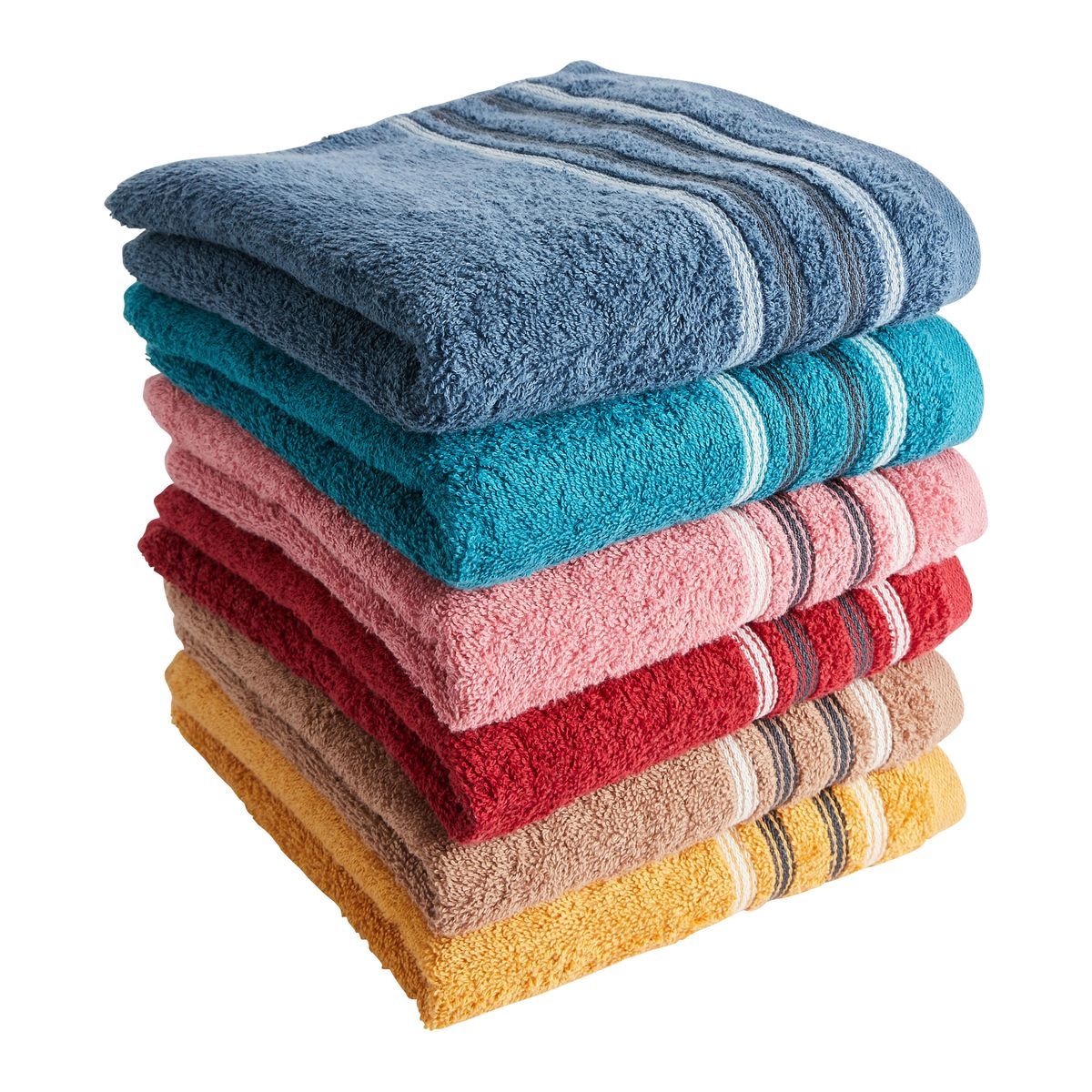 ACTUEL Serviette invité fantaisie en coton 360 gsm