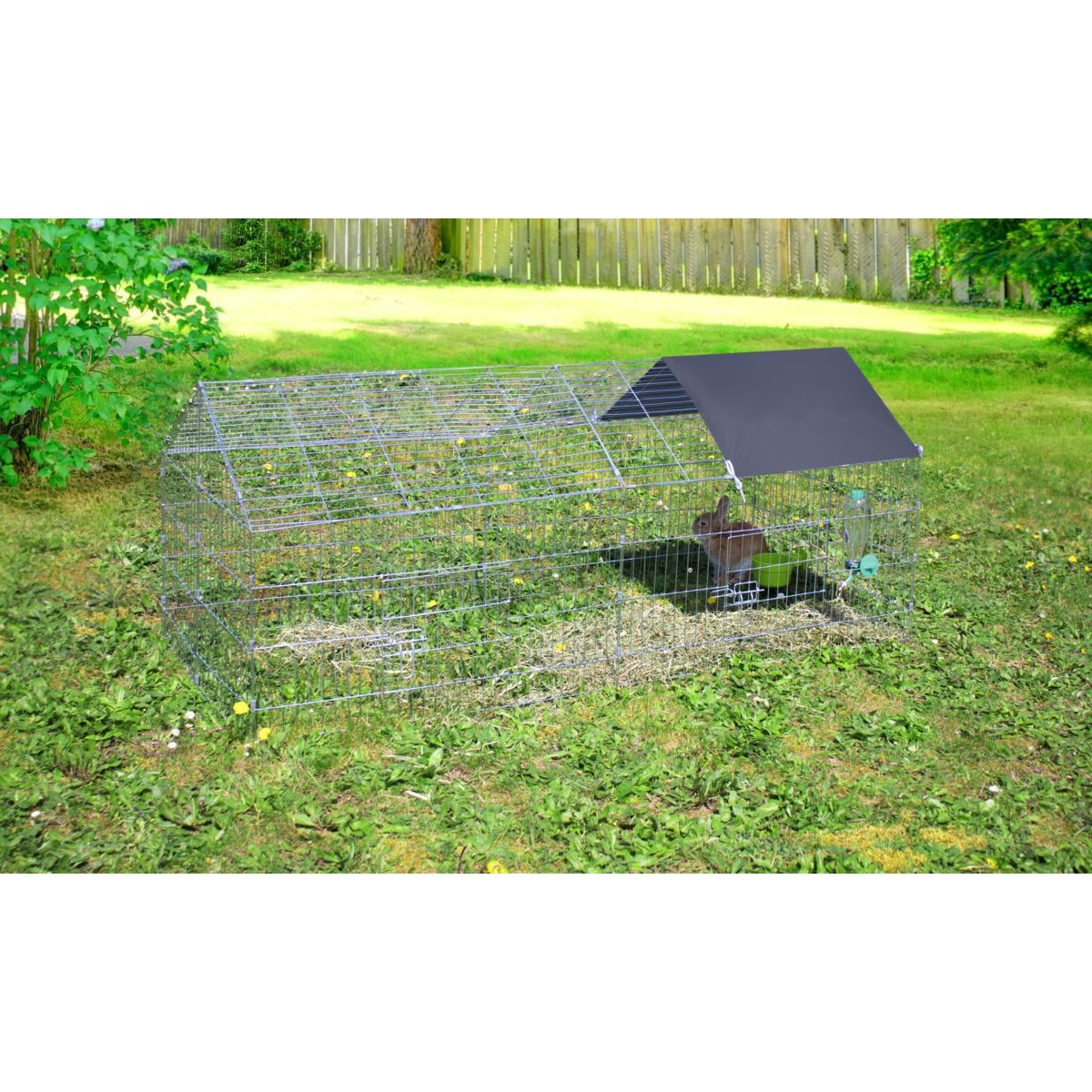 Jardikt Enclos extérieur en métal pour animaux ENJOY