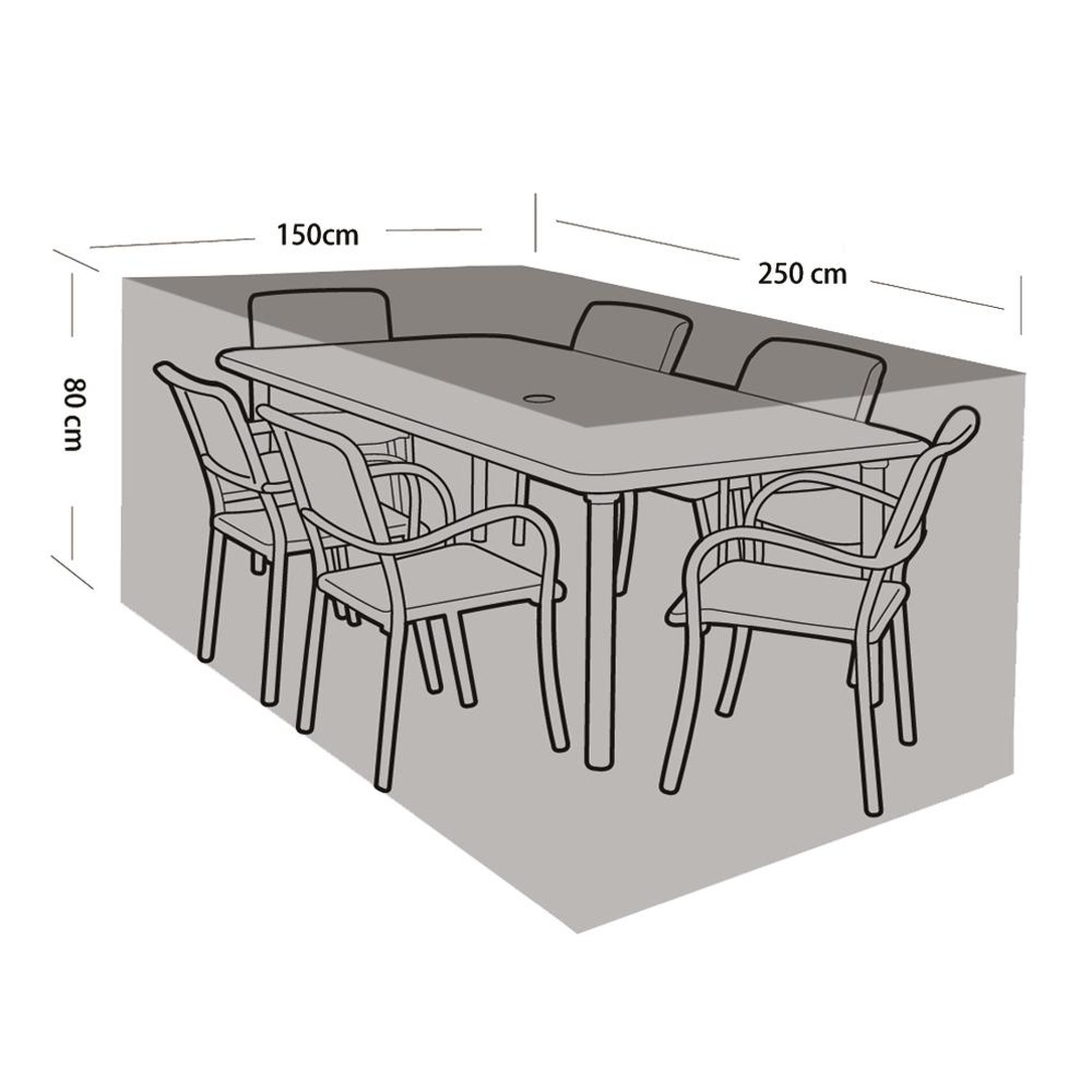 Voir la diapositive 5 : WERKAPRO Housse de table  250x150x80cm  werka pro
