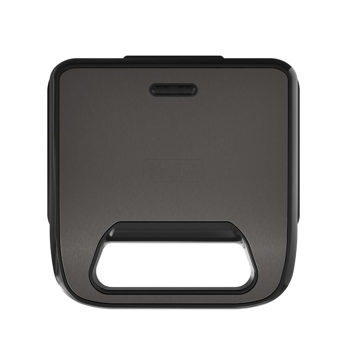 Black et Decker Croque-gaufre-grill 750w gris - BXSA754E