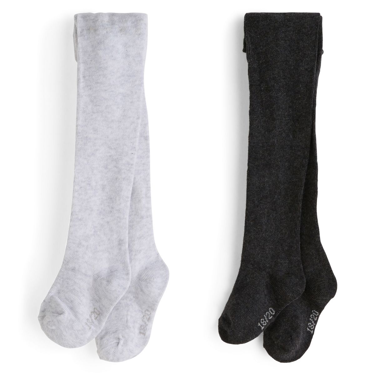 INEXTENSO Lot de 2 paires de collants bébé fille