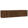 Voir la diapositive 2 : VIDAXL Meubles TV muraux 3 pcs chene marron 57x34,5x40 cm