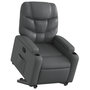 Voir la diapositive 3 : VIDAXL Fauteuil inclinable Gris Similicuir