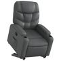 Voir la diapositive 3 : VIDAXL Fauteuil inclinable Gris Similicuir