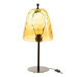 Paris Prix Lampe à Poser en Verre  Océane  58cm Jaune