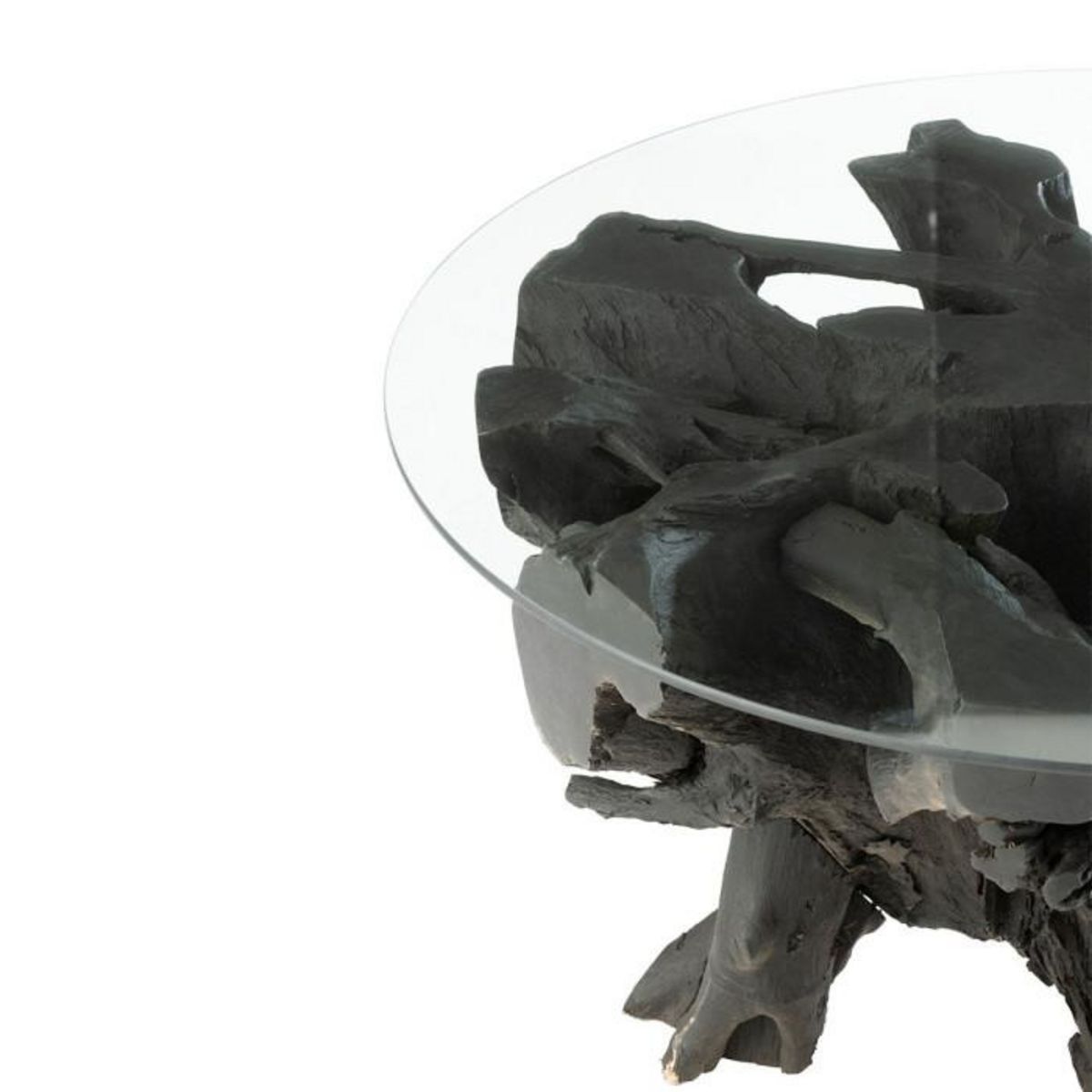 Paris Prix Table Basse Design  Racines  90cm Noir